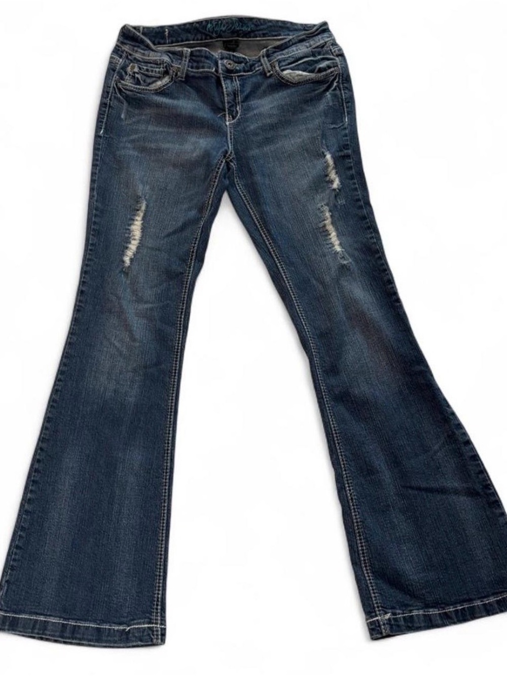 Dark Wash Flare/Bootcut Jeans